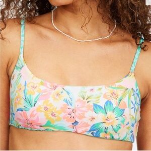 NWOT BILLABONG SWEET TROPICS REVERSIBLE BIKINI TOP